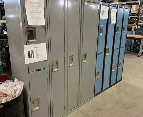 Used New Lockers for Office Storage